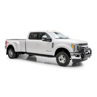 ARIES RidgeStep Black Steel 6.5 x 85-in Truck Running Boards for Ford F-150, F-250/F-350/F-450/F-550 Super Duty Cab & Chassis/SuperCab (2015-2026) - 2055521