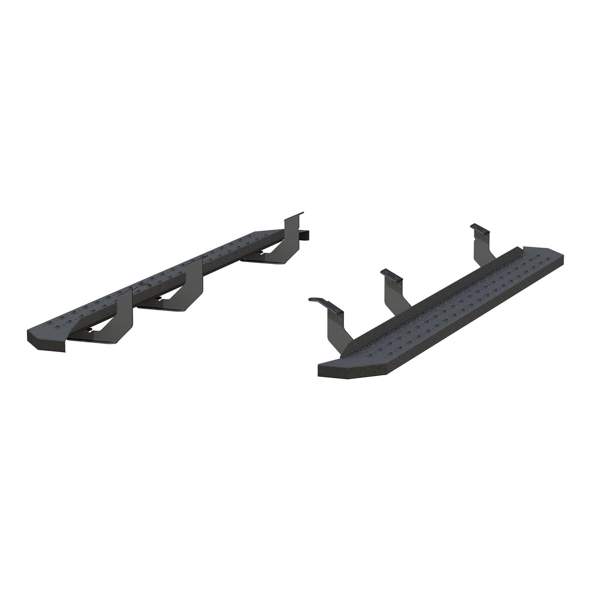 ARIES RidgeStep Black Steel 6.5 x 85-in Truck Running Boards for Toyota Tundra CrewMax Cab (2007-2021) - 2055528