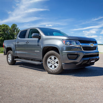 ARIES RidgeStep Black Steel 6.5 x 75-in Truck Running Boards for Chevrolet/GMC Canyon/Colorado Extended Cab (2015-2022) - 2055532