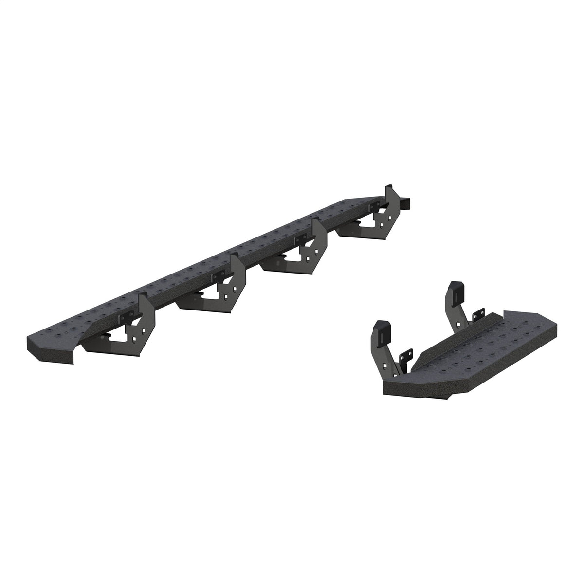 ARIES RidgeStep Black Steel 36-in / 96-in Cargo Van Running Boards for Freightliner/Mercedes-Benz (2007-2026) - 2055534