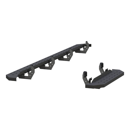 ARIES RidgeStep Black Steel 36-in / 96-in Cargo Van Running Boards for Freightliner/Mercedes-Benz (2007-2026) - 2055534