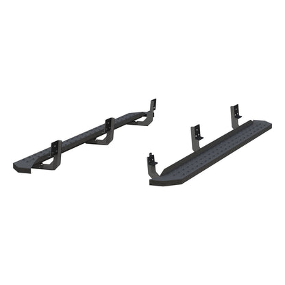 ARIES RidgeStep Black Steel 6.5 x 91-in Truck Running Boards for Dodge/RAM 1500/2500/3500 Crew Cab (2009-2026) - 2055536
