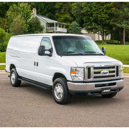 ARIES RidgeStep Black Steel 36-in / 96-in Cargo Van Running Boards for Ford E-Transit/Transit-150/Transit-250/Transit-350 (2015-2026) - 2055545