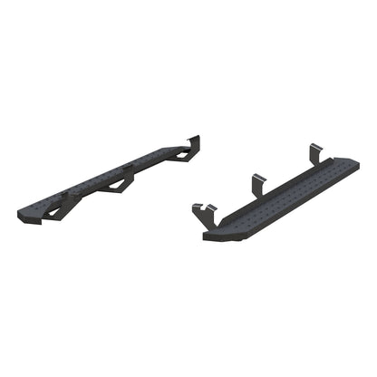 ARIES RidgeStep Black Steel 6.5 x 85-in Truck Running Boards for Toyota Tacoma Double Cab (2005-2023) - 20555563