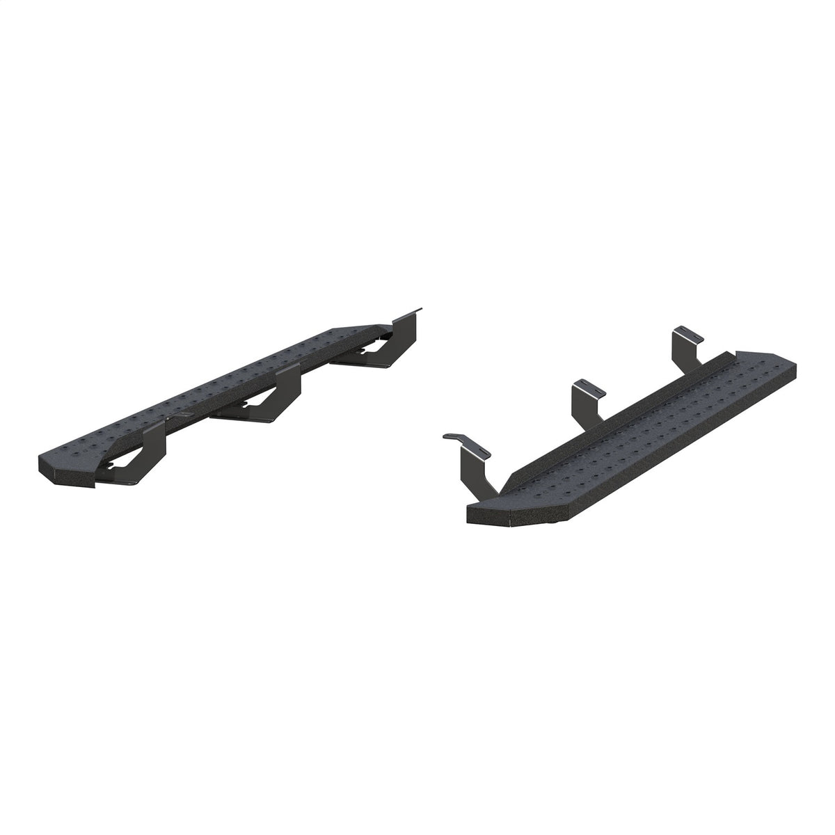 ARIES RidgeStep Black Steel 6.5 x 75-in Truck Running Boards for Toyota Tacoma Access Cab (2024-2026) - 2055558