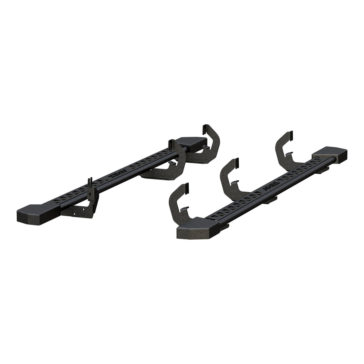 ARIES Black Steel Rocker Step Guard Running Boards for Chevrolet/GMC Double Cab (2007-2019) - 2074108