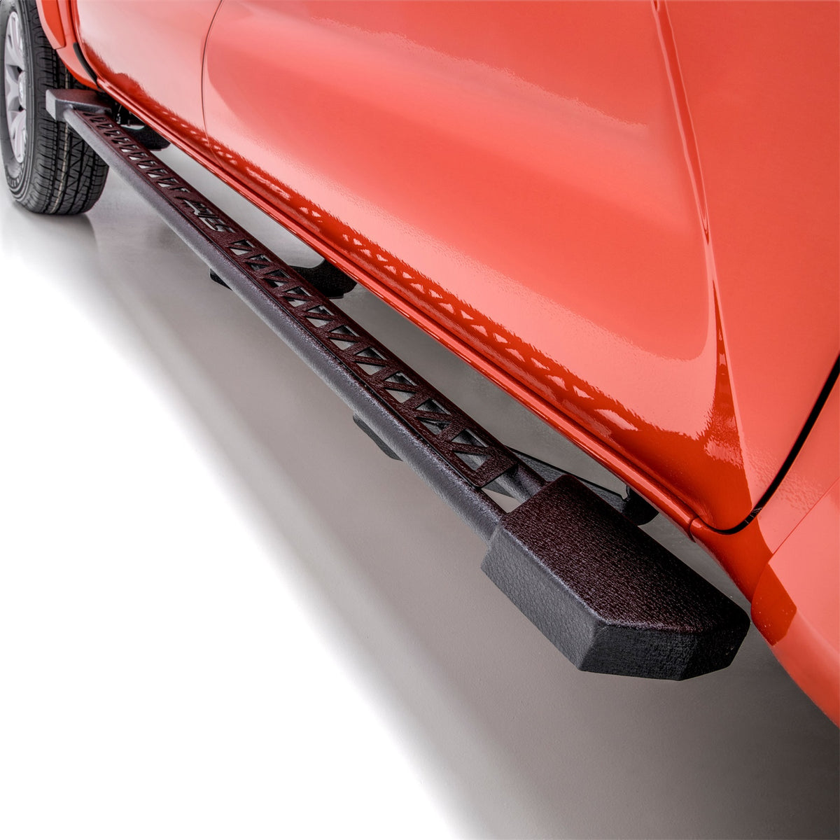 ARIES Black Steel Rocker Step Guard Running Boards for Toyota Tundra CrewMax Cab (2007-2016) - 2074153
