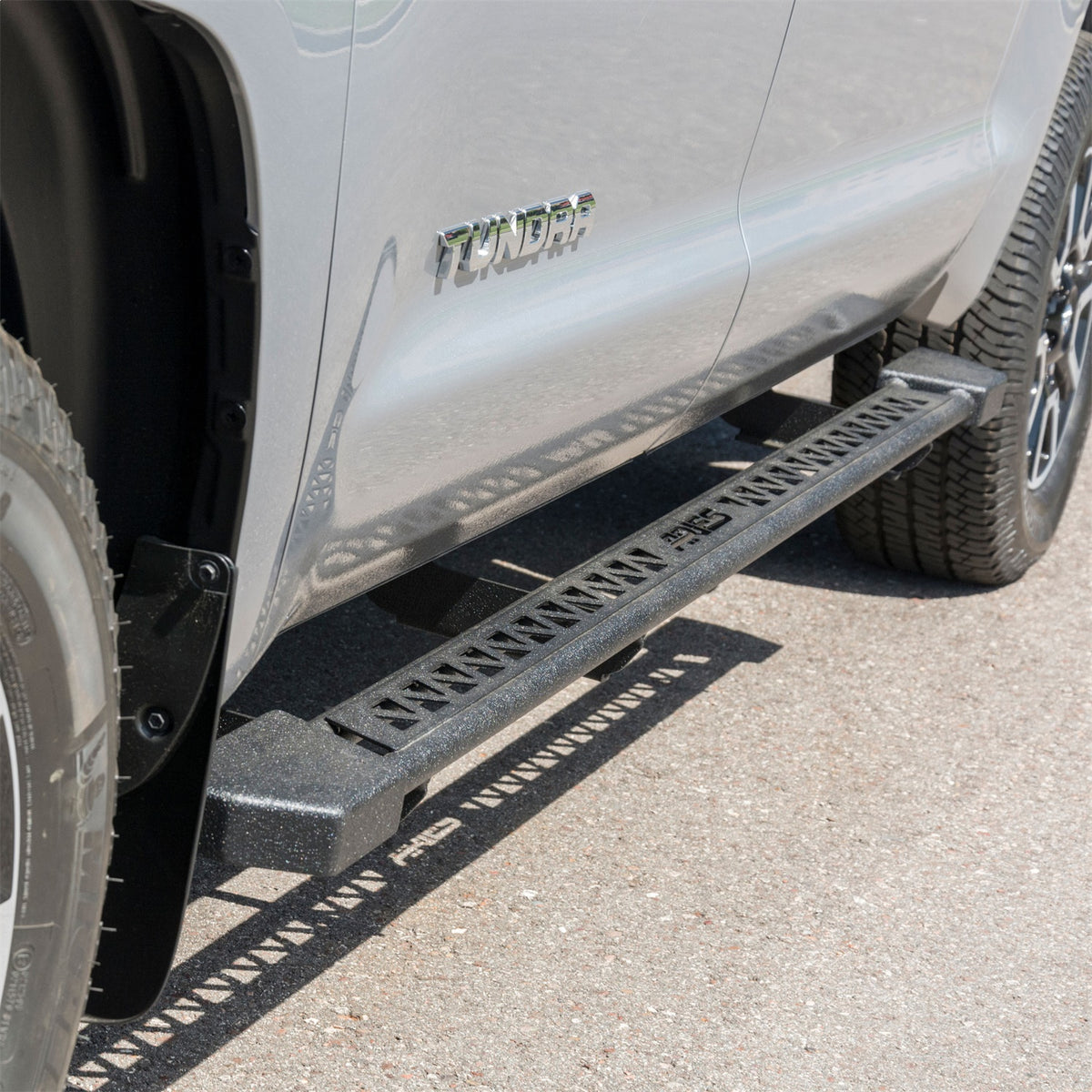 ARIES Black Steel Rocker Step Guard Running Boards for Toyota Tundra CrewMax Cab (2007-2016) - 2074153