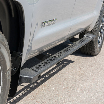 ARIES Black Steel Rocker Step Guard Running Boards for Toyota Tundra CrewMax Cab (2007-2016) - 2074153