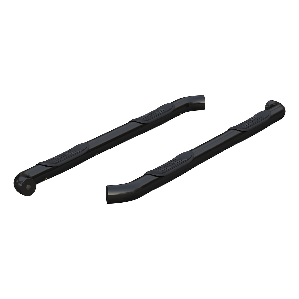 ARIES 3-in Round Black Steel Nerf Bars for Nissan Frontier King Cab (2005-2026) - 209019