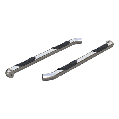 ARIES 3-in Round Polished Stainless Steel Nerf Bars for Nissan Titan, Titan XD Crew Cab (2009-2024) - 209042-2