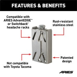 ARIES Replacement Headache Rack Stake Pocket Anchors - 2090613