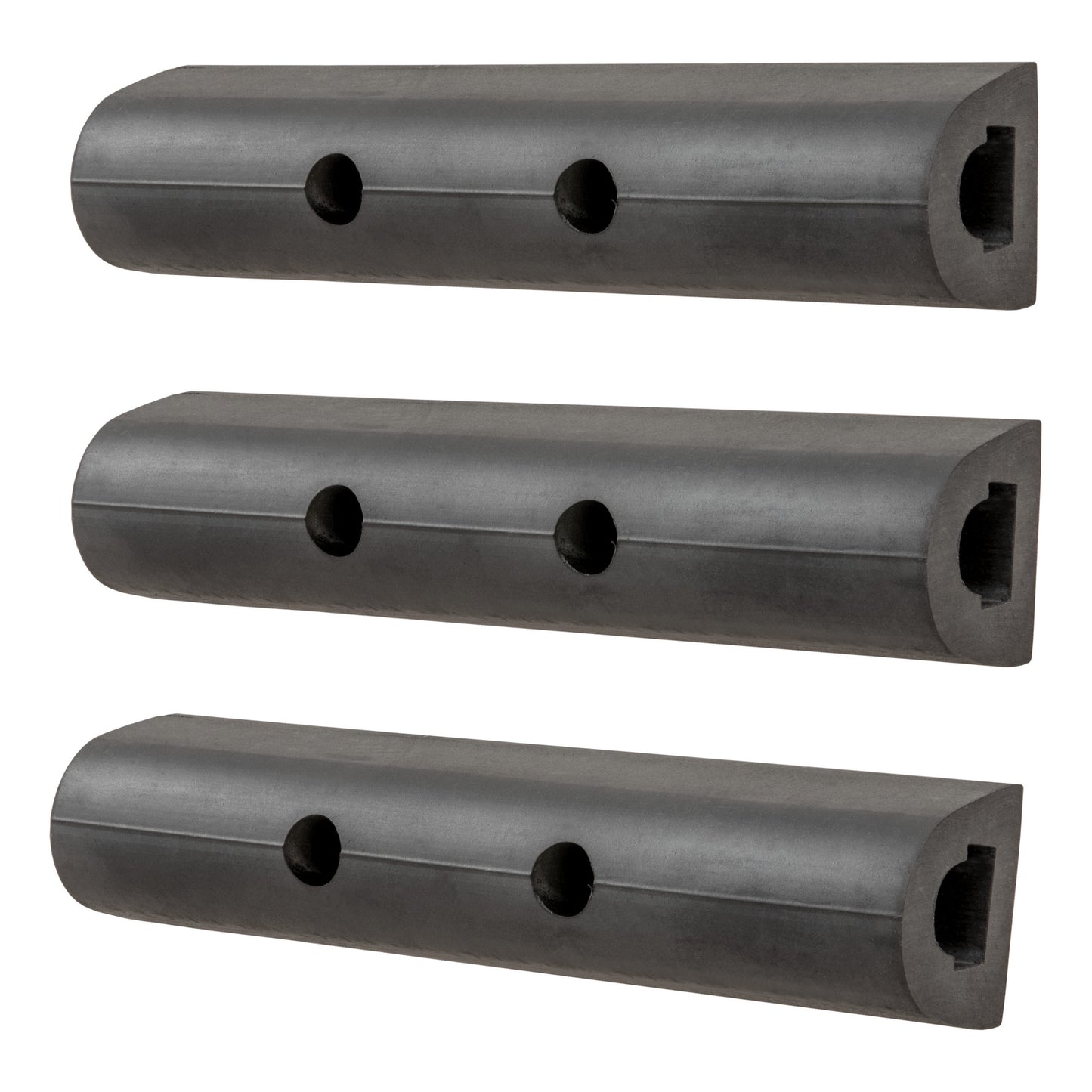 Luverne 10" Universal Rubber Bumper Strips (3-Pack)