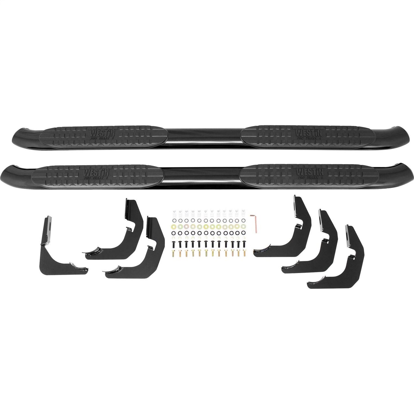 Westin PRO TRAXX 4 Oval Nerf Step Bars for Chevrolet Silverado / GMC Sierra trucks (2014-2019) - 21-23715