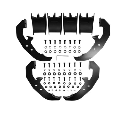 Westin PRO TRAXX 4 Oval Nerf Step Bars for Chevrolet Silverado / GMC Sierra trucks (2019-2026) - 21-24115