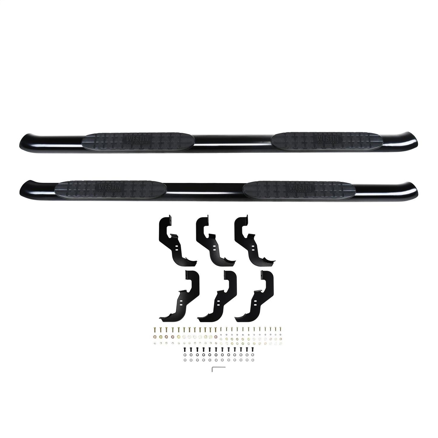 Westin PRO TRAXX 4 Oval Nerf Step Bars for Chevrolet Silverado / GMC Sierra trucks (2019-2026) - 21-24135