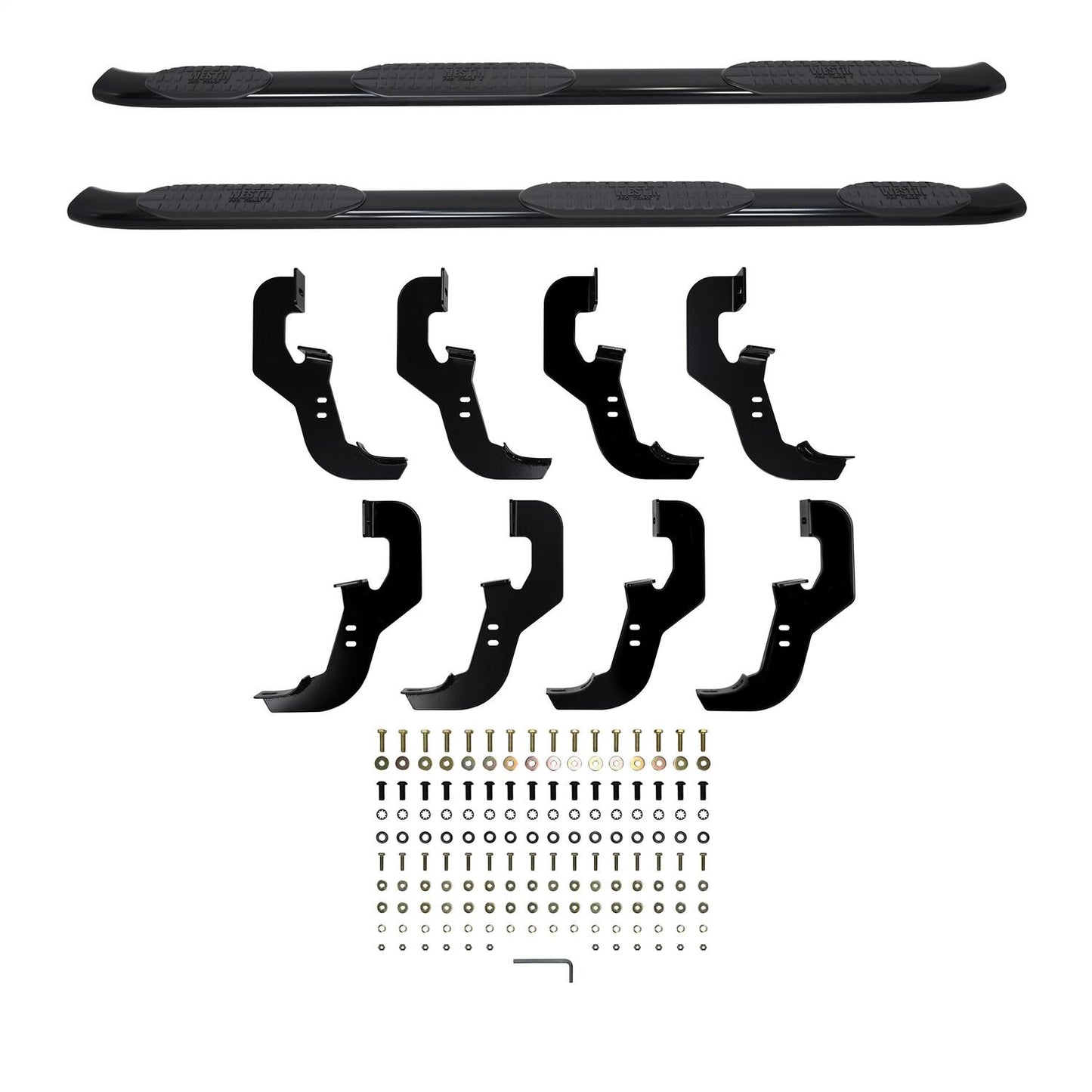 Westin PRO TRAXX 5 Oval W2W Nerf Step Bars for Chevrolet/GMC Silverado/Sierra 1500 (2019-2026) - 21-534695