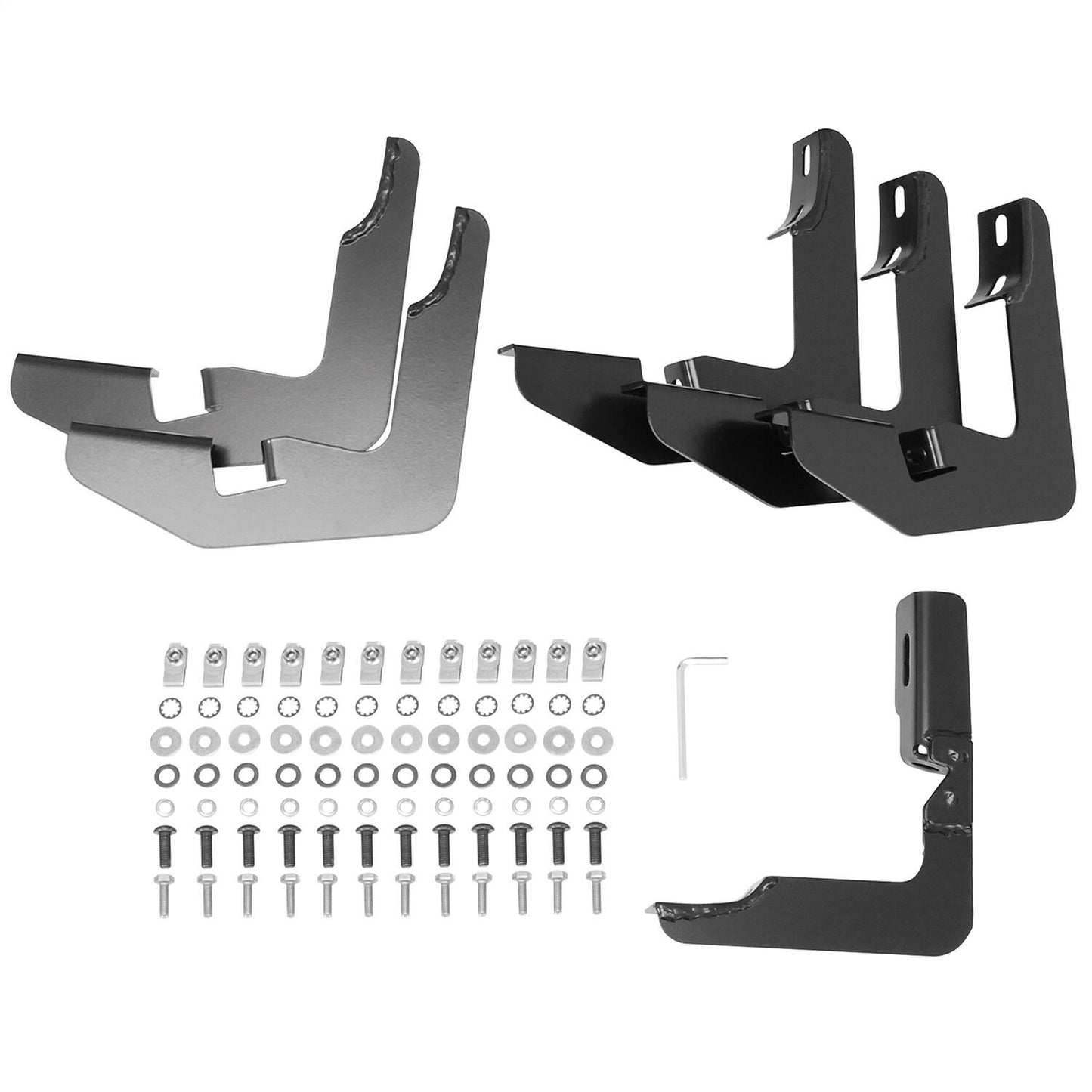 Westin PRO TRAXX 5 Oval Nerf Step Bars for Chevrolet Silverado / GMC Sierra trucks (2014-2019) - 21-53715