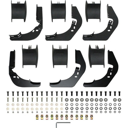 Westin PRO TRAXX 5 Oval Nerf Step Bars for Chevrolet Silverado / GMC Sierra trucks (2014-2019) - 21-53725