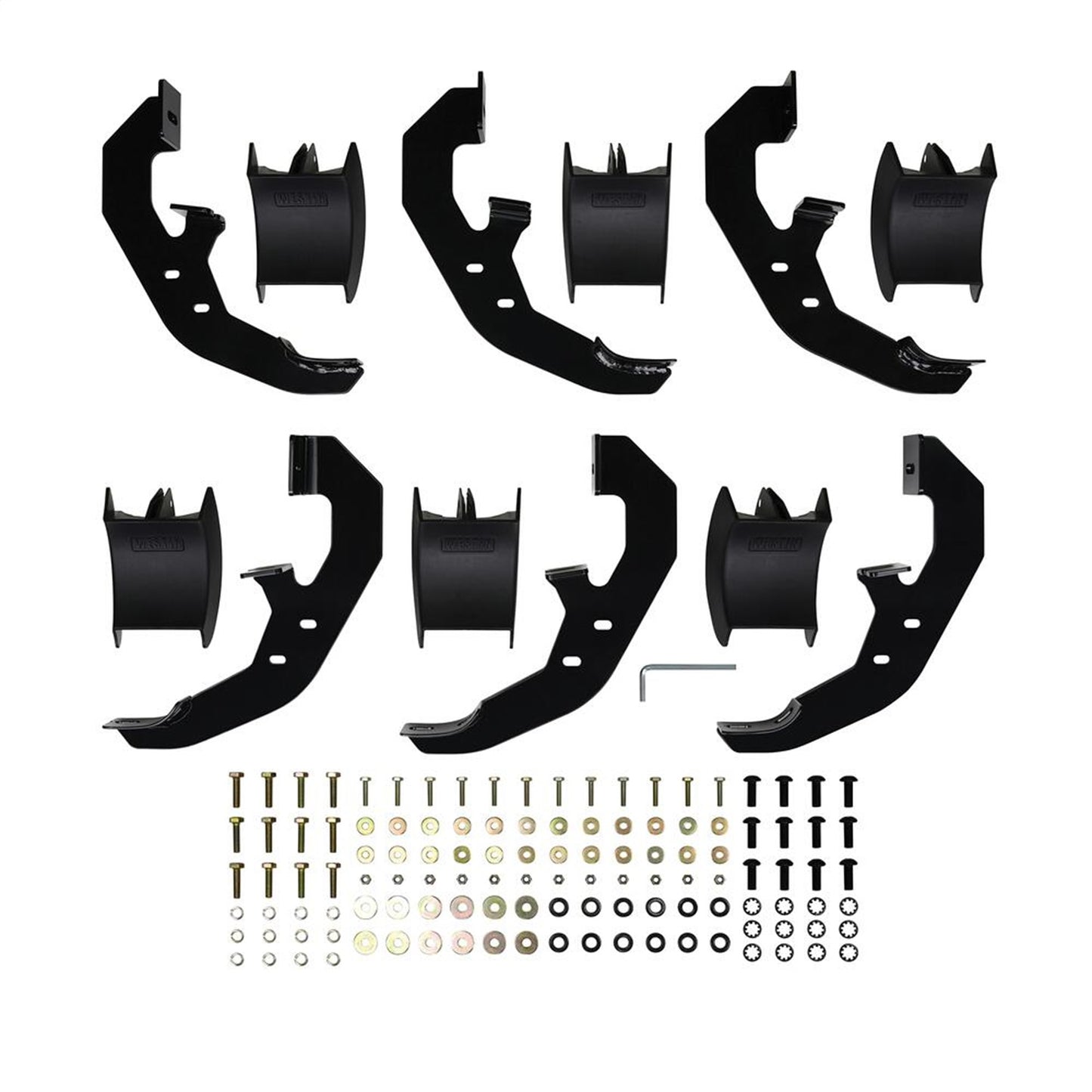 Westin PRO TRAXX 5 Oval Nerf Step Bars for Chevrolet Silverado / GMC Sierra trucks (2019-2026) - 21-54125
