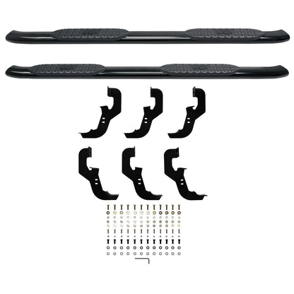 Westin PRO TRAXX 5 Oval Nerf Step Bars for Chevrolet Silverado / GMC Sierra trucks (2019-2026) - 21-54135