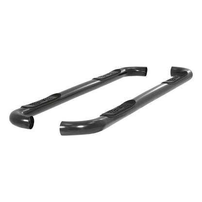 ARIES 3-in Round Black Stainless Steel Nerf Bars for Ford F-250/F-350/F-450 Super Duty SuperCrew (1999-2016) - 213006
