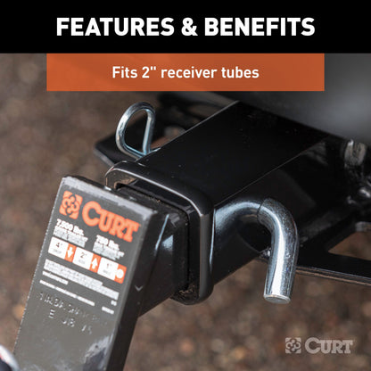CURT 5/8" Hitch Pin (2" Receiver, Zinc, Packaged) - 21501