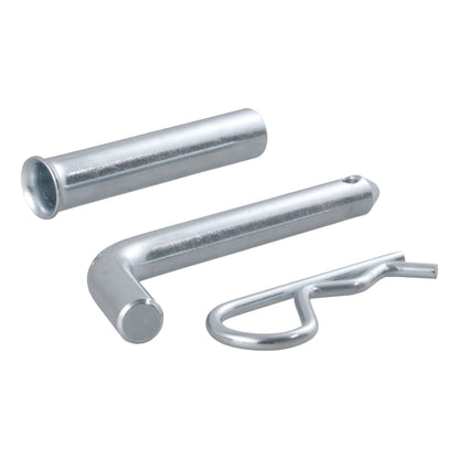 CURT 1/2" Hitch Pin with 5/8" Adapter (1-1/4" or 2" Receiver, Zinc, Packaged) - 21502