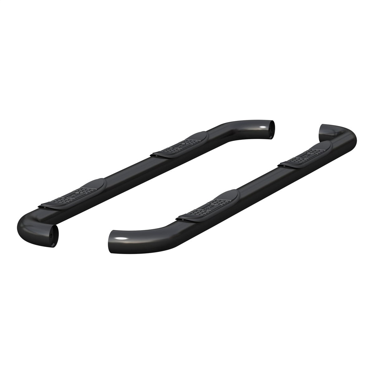 ARIES 3-in Round Black Stainless Steel Nerf Bars for Dodge/RAM 1500 Classic, 1500/2500/3500 Crew Cab (2009-2026) - 215041