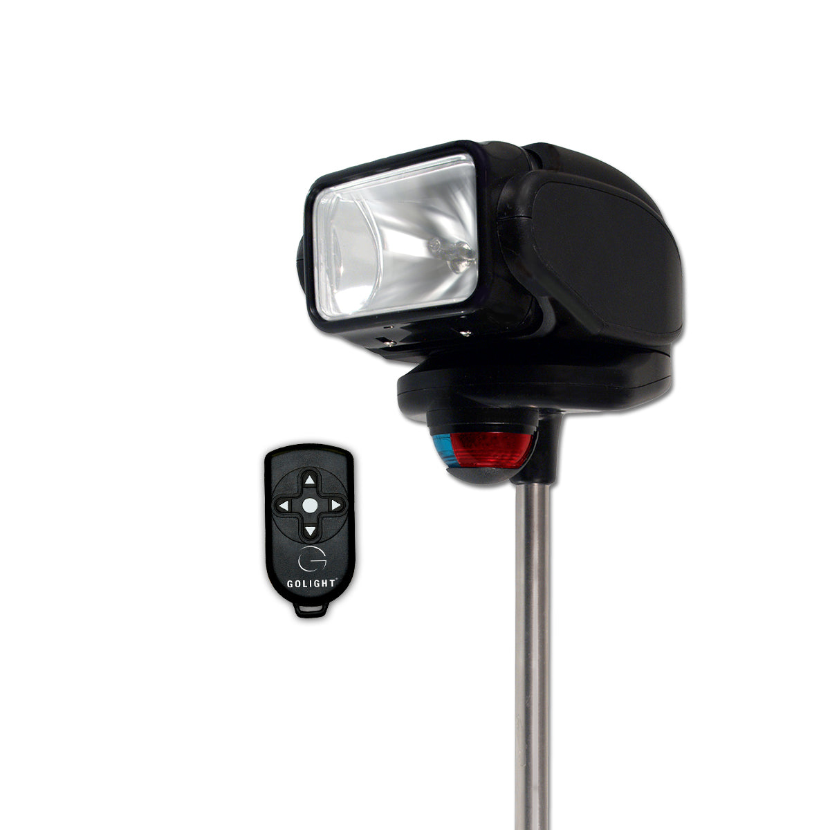 Golight Gobee Halogen Spotlight Stanchion Mount - Black - 2151