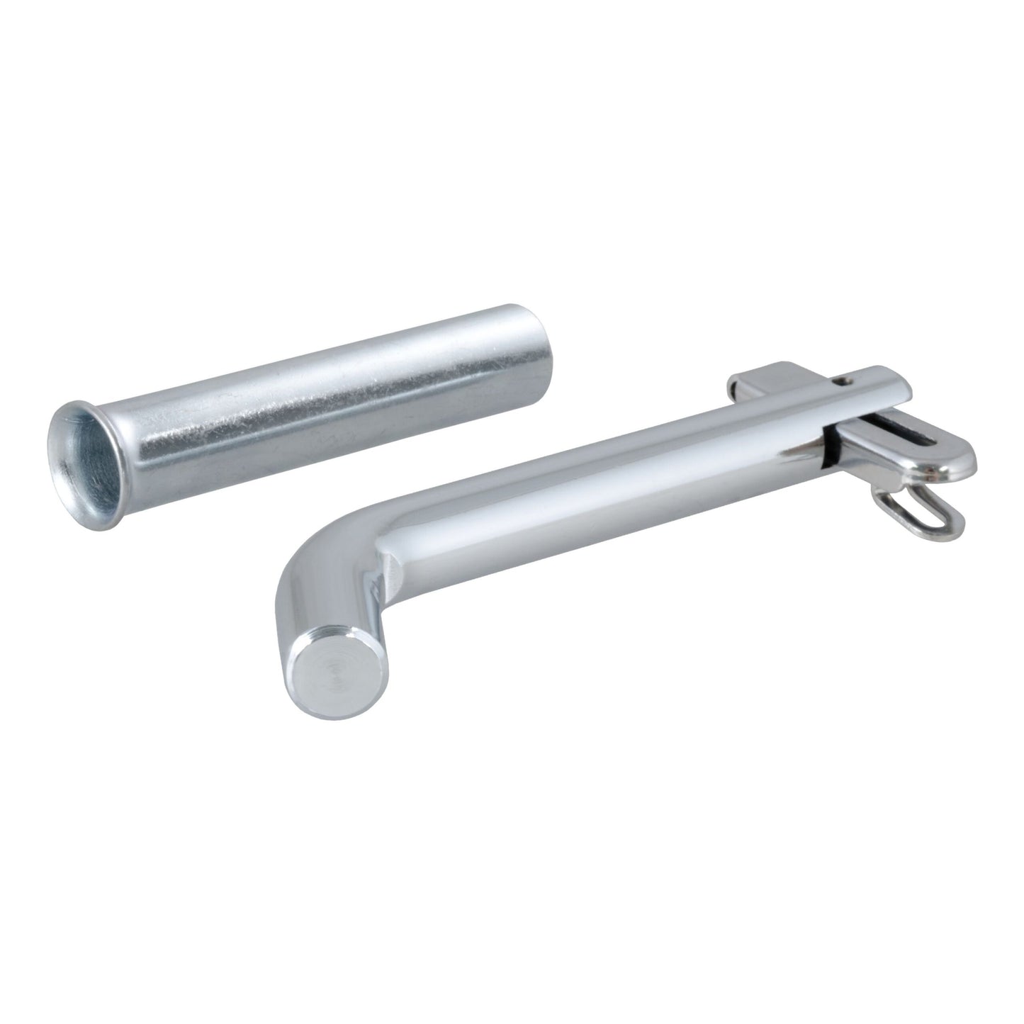 CURT 1/2" Swivel Hitch Pin with 5/8" Adapter (1-1/4" or 2" Receiver, Zinc, Packaged) - 21561