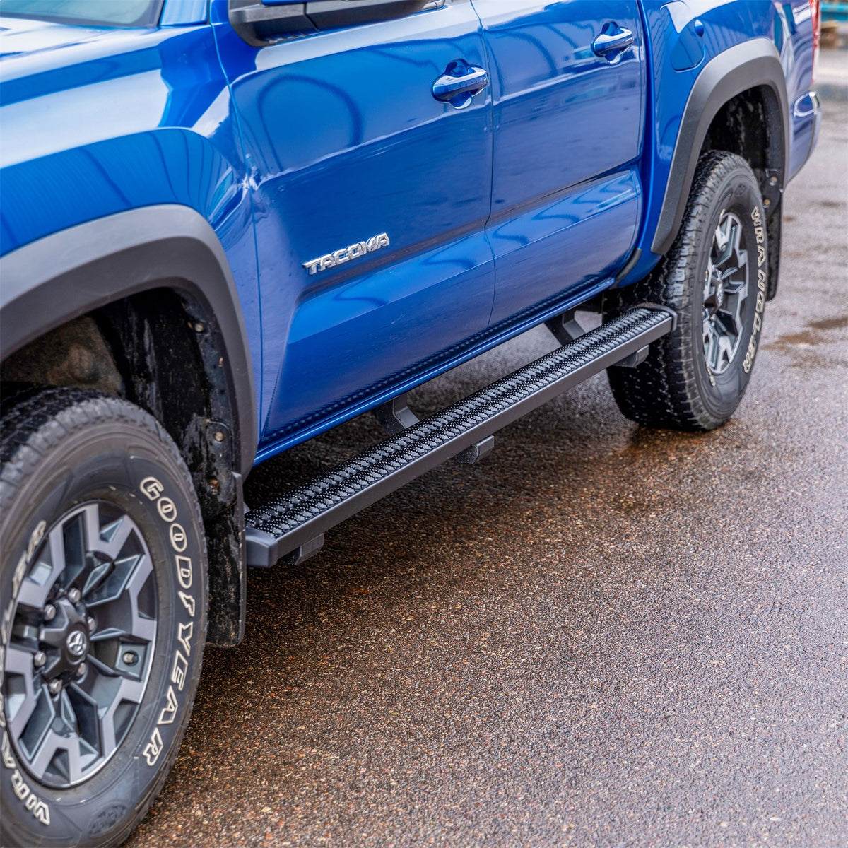 ARIES SlimGrip 5-in x 88-in Black Aluminum Running Boards (No Brackets) for Chevrolet/GMC/Dodge/RAM/Ford/Nissan/Toyota (1999-2026) - 216088