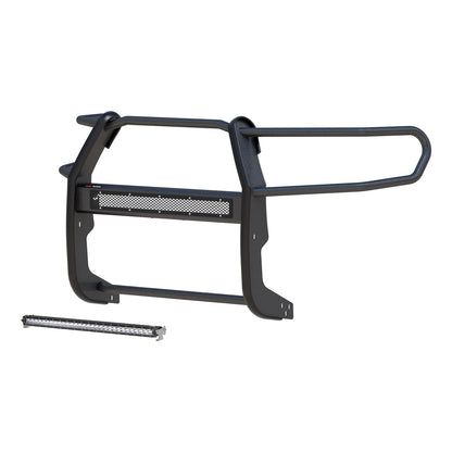ARIES Pro Series Black Steel Grille Guard with Light Bar for Toyota Tacoma (2016-2023) - 2170006