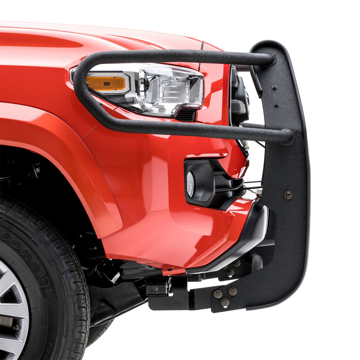ARIES Pro Series Black Steel Grille Guard with Light Bar for Toyota Tacoma (2016-2023) - 2170006