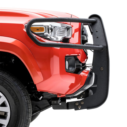 ARIES Pro Series Black Steel Grille Guard with Light Bar for Toyota Tacoma (2016-2023) - 2170006