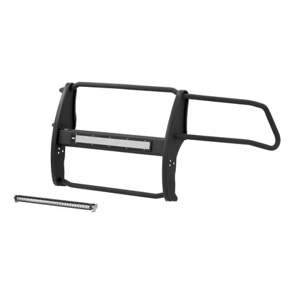 ARIES Pro Series Black Steel Grille Guard with Light Bar for Dodge/RAM 2500/3500 (2010-2018) - 2170026