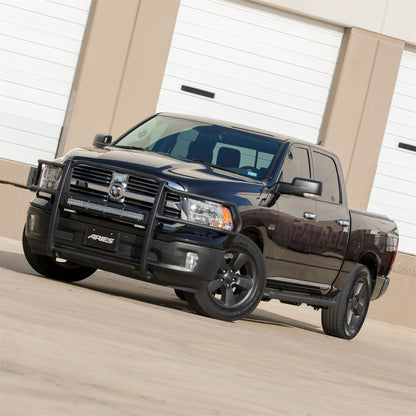 ARIES Pro Series Black Steel Grille Guard with Light Bar for Dodge/RAM 1500, 1500 Classic (2009-2024) - 2170028