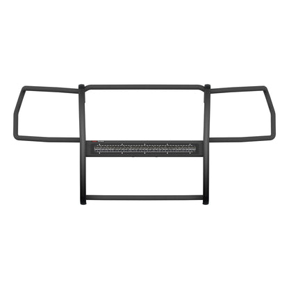 ARIES Pro Series Black Steel Grille Guard with Light Bar for Chevrolet Silverado 1500 (2019-2021) - 2170035