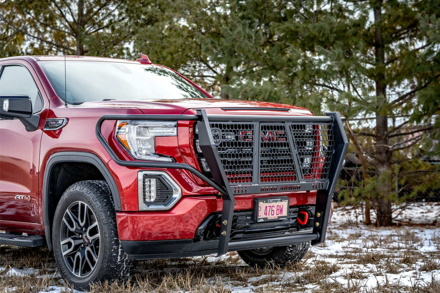 Road Armor Vaquero Front Grille Guard Brush Guard 2019-2021 GMC 1500 - 2191-BRSH