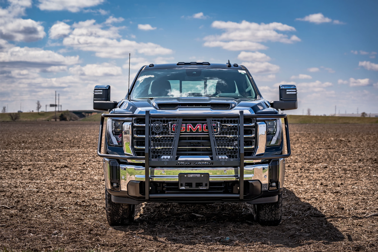 Road Armor Vaquero Front Grille Guard Brush Guard 2020-2026 GMC 2500 3500 - 2202-BRSH
