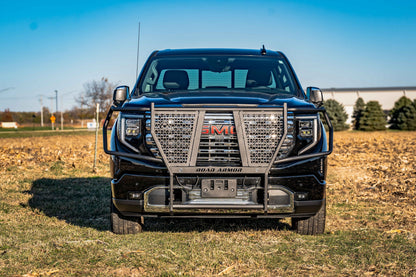 Road Armor Vaquero Front Brush Guard Non-Winch 2022-2026 GMC 1500 - 2221-BRSH