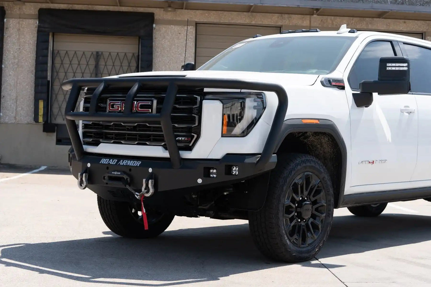 Road Armor Stealth Front Winch Bumper Titan II Guard 2024-2026 GMC 2500 3500 - 2242F2B