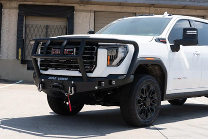 Road Armor Stealth Front Winch Bumper Titan II Guard 2024-2026 GMC 2500 3500 - 2242F2B