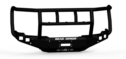 Road Armor Stealth Front Winch Bumper Titan II Guard 2024-2026 GMC 2500 3500 - 2242F2B