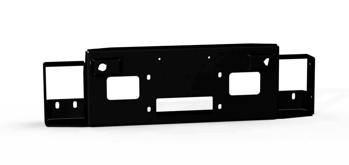 Road Armor Vaquero Front Bumper Accessory Winch Plate 2024-2026 GMC 2500 3500 - 2242VF-WPB