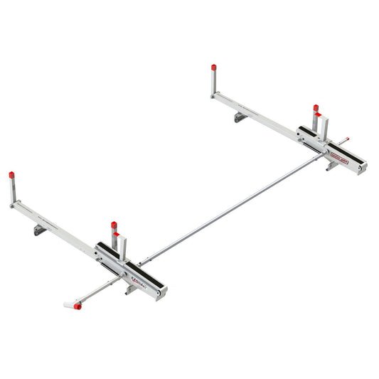 EZGLIDE2™ Fixed Drop-Down Ladder Rack for Transit, NV, Express/Savana and E-Series Vans (Low Roof)