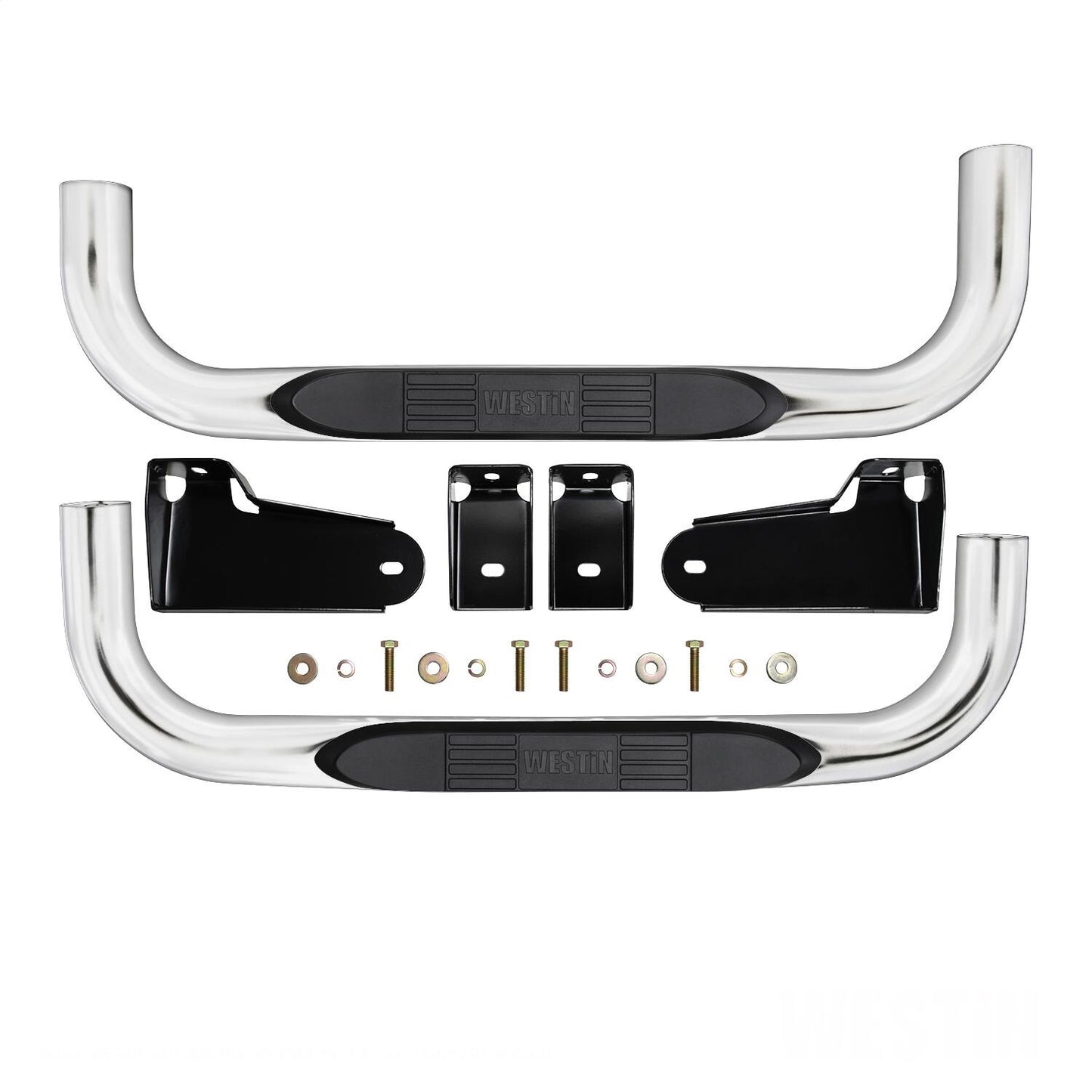 Westin E-Series 3 Nerf Step Bars for Chevrolet Silverado / GMC Sierra trucks (2019-2026) - 23-4110