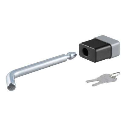 CURT 1/2" Hitch Lock (1-1/4" Receiver, Deadbolt, Chrome) - 23020