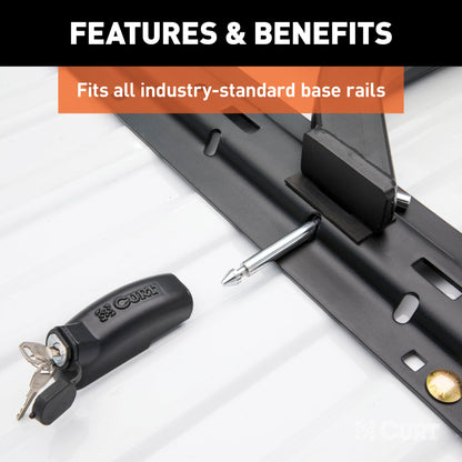 CURT 5th Wheel Hitch Lock (1/2" Diameter Pin) - 23256