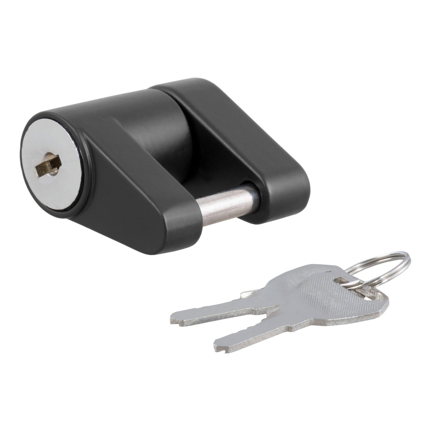 CURT Coupler Lock (1/4" Pin, 3/4" Latch Span, Padlock, Black) - 23521
